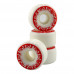 Колеса для скейтборда Bro Stuff Flame White Red 102A 53мм