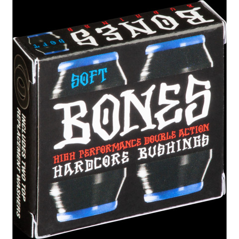 Амортизаторы для скейтборда Bones Soft Set Blue/Black