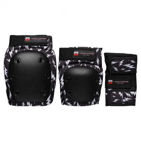 Комплект защиты Los Raketos COMBI LRK-006 Black/White M